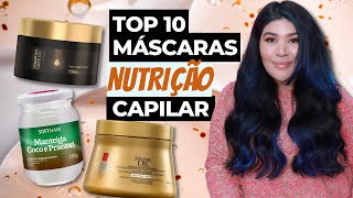 🫒 TOP 10 MÁSCARAS DE NUTRIÇÃO CAPILAR Baratinhos Farmácia e Profissionais [upl. by Ebbarta996]