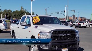 2021 Ram 2500 Tradesman Crew Cab Yuba City Oroville Roseville Sacramento Chico [upl. by Rebane]