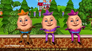 Humpty Dumpty Nursery Rhyme  3D Animation English Rhymes for children [upl. by Asiul]