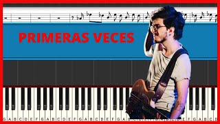 Morat  Primeras Veces  Piano Tutorial  Midi [upl. by Robby]