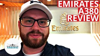 EMIRATES AIRBUS A380 Upper Deck Economy  Bangkok  Dubai  Flight Review [upl. by Eidnew]