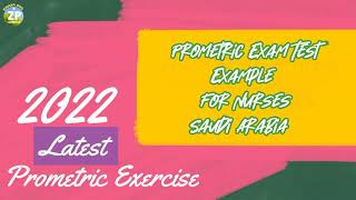 latest Prometric Exam For Nurses 2022  Saudi Arabia MOH  Exercise Part 8 [upl. by Anoiuq]