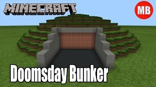 Minecraft Doomsday Bunker  Old Missile Silo Bunker [upl. by Pestana]