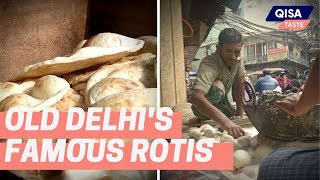 Old Delhi Khamiri Roti Cooked Fresh in Tandoor  Street Food  Purani Dilli ka khana  Mughal Recipe [upl. by Bonita]