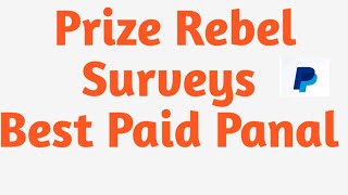 Prize rebel best worldwide paid survey website for influencers [upl. by Tice]