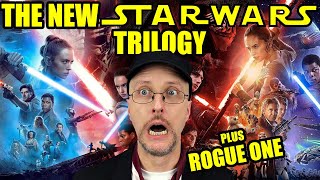 The New Star Wars Trilogy Plus Rogue One  Nostalgia Critic [upl. by Ellehsad609]