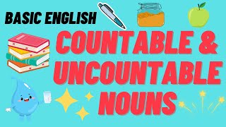 Countable amp Uncountable Nouns  Basic English  English Grammar amp Composition [upl. by Kurman911]