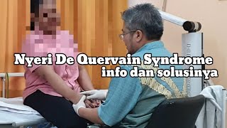 De Quervain Syndrome Terapi tanpa Surgery [upl. by Aiekal413]