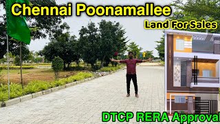 Plot for sale in Poonamalle low budget plot for sale in Chennai PoonamalleCmda approval [upl. by Eneloj]