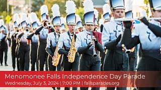 Menomonee Falls Independence Day4th of July Parade 2024 [upl. by Llorrac]