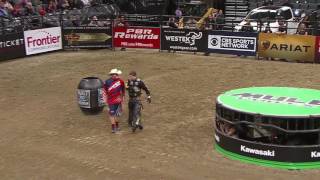 EVENT WINNER Jess Lockwood rides BC Circular Insanity for 90 points [upl. by Torrell]