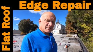 Flat Roof Edge Repair [upl. by Erline]