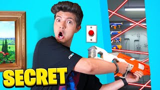 Extreme HIDE Your NERF BLASTER Challenge [upl. by Sibeal]