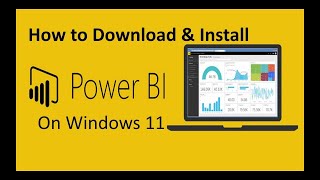 Power BI Desktop Download amp Install [upl. by Maeve]