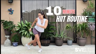 10 Minute Full Body HIIT Workout At Home [upl. by Conger605]