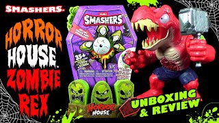 Zuru ® Smashers  Horror House  Roter XXL Zombie Rex  TRex  Unboxing amp Review  WOW [upl. by Klinges]