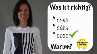 🇪🇸 Akzentsetzung im Spanischen 🇪🇸 Teil 1⎢Wann warum usw⎢Spanisch lernen⎢Idiomas y emigración [upl. by Preiser]