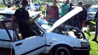 1987 Toyota Corolla with 4AGE Twincam 20 Valve conversion Cut Out [upl. by Samalla617]