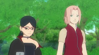 Sarada meets Sakura in the past [upl. by Tiloine607]