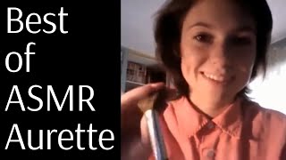 The Best of ASMR Aurette  2 Hours of SUPER Soft spoken ASMR triggers tapping whispers and more [upl. by Kcyred]