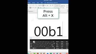 How to type PlusMinus symbol in Word How to type Plus or Minus in your computer  MS Word Tricks [upl. by Eiralih]