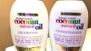 OGX Organix Coconut Oil Miracle Shampoo amp Conditioner [upl. by Korie]