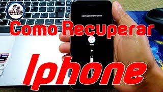 Como Recuperar Iphone Inativo Brickado Em Recovery mode ou DFU Mode [upl. by Ariik199]