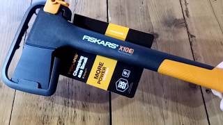 The Best Axe Fiskars X10 Made in Finland [upl. by Woodhead]