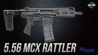 Sig Sauer 556 MCX Rattler  SHOT Show 2019 [upl. by Nrubua]