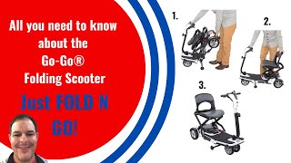 Go Go Folding scooter by Pride Mobility [upl. by Nimajaneb]