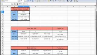 16 Libre Office  Calc Open Office  Calc Excel Tutorial  Dates Function [upl. by Charil]