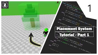 Placement System Tutorial  P1 Roblox Studio [upl. by Gregg]