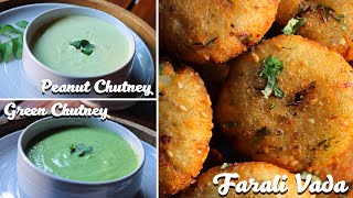 Farali Vada n Chutney  Easy to Make Fasting Recipes  Chetna Patel Recipes [upl. by Weinman]