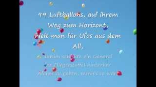 Nena 99 Luftballons lyrics ORHAN TURHAN quotquotBY ORİquotquot [upl. by Sucerdor]