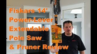 Fiskars 14 PowerLever Extendable Pole Saw amp Pruner  Product Review [upl. by Torray]