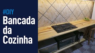 DIY Construindo uma Bancada de Cozinha em Madeira [upl. by Norma]