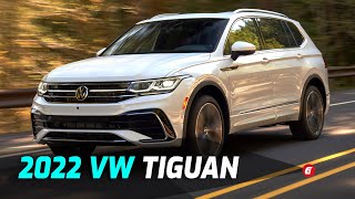 FIRST LOOK 2022 VW Tiguan Facelift Allspace [upl. by Garlinda]