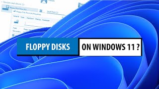 Windows 11 supports floppy discs [upl. by Mallissa]