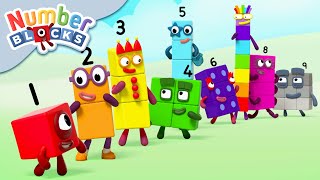 Numberblocks In the Waiting Line  Learn to Count [upl. by Bunns486]