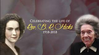 A Legacy of Commitment to Christ In Memory of Rev Berniece Richards Hicks 19182018 [upl. by Lemal73]