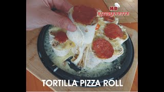 Perfect Pizza Recipe  Quick and Easy Tortilla Roll Pizza  Minced Pork Burrito Pizza  how [upl. by Nilyahs740]