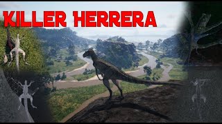 Killer Herrera  The Isle Evrima  Herrerasaurus Gameplay [upl. by Cirtap]