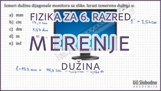 Merenje dužine  Zadatak 4  Fizika za 6 razred [upl. by Ealasaid]