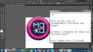 como incrustar imagen en Ilustrador CS6 [upl. by Aseram]