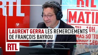 Laurent Gerra  les remerciements de François Bayrou [upl. by Esoranna815]