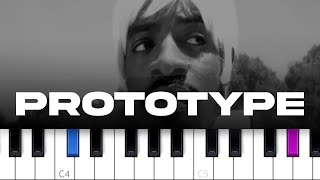 Outkast  Prototype piano tutorial [upl. by Ayvid]