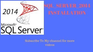 How to install SQL Server 2014  SQL2014Installation [upl. by Atteynot628]