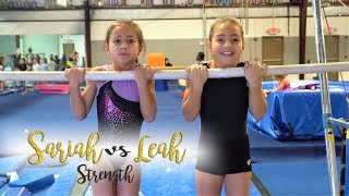 Sariah VS Leah Gymnastics Strength Competition Sariah SGG [upl. by Yssirhc]