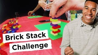 LEGO Brick Stack Challenge World Record Attempt  REBRICKULOUS [upl. by Hajan]