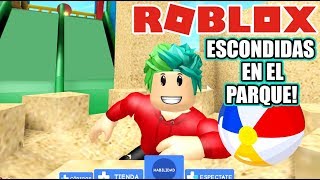 Escondidas en el Parque  Hide and Seek Roblox  Juegos Roblox Karim Juega [upl. by Sukramaj82]